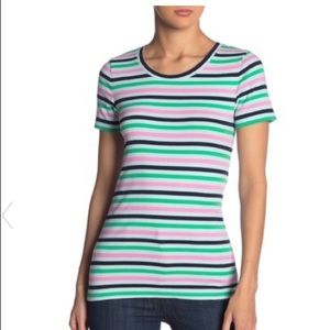 J. Crew Striped Perfect Fit T-Shirt Short Sleeves